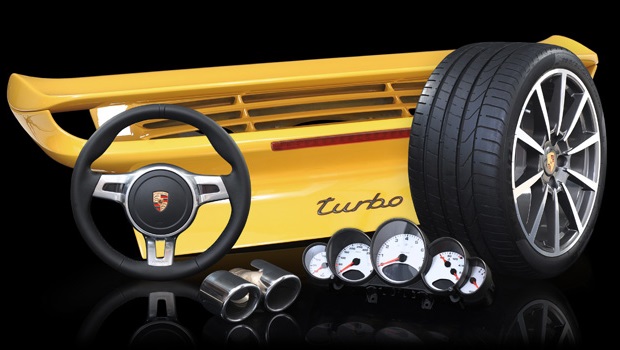 Peças sobresselentes originais Porsche – novas e usadas